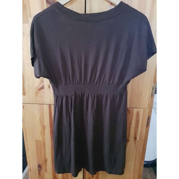 Gap Short Sleeved Brown Tunic Top (2/$15) - Picture 6 of 8